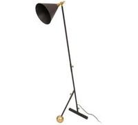Lampadaire Industriel "Celeste" 148cm Noir & Or