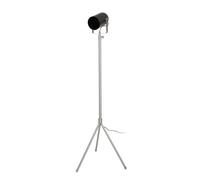 Lampadaire Industriel "Celeste" 189cm Noir & Argent