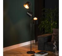 Lampadaire industriel en métal abat-jour orientable KALVI