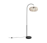 Lampadaire intérieur rotin naturel H 170cm