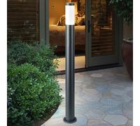 Lampadaire Jardin Lumière Extérieure Terrasse Inox Anthracite E27 Hauteur 110 CM