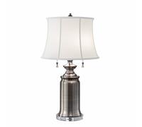 Lampadaire Joha En Nickel Antique Ø41cm 69cm 2-flmg Salon Chambre Lampe