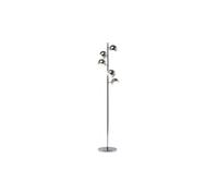 KARE Lampadaire sur pied Calotta, argenté, Salon / Salle à manger, Métal, Moderne, Lampadaire