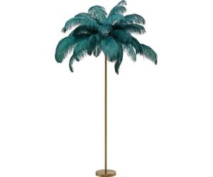 Lampadaire - KARE - Plumes 165cm - Vert - Métal doré - E27