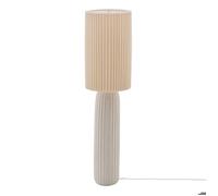 Atmosphera – Lampadaire Kenan – Cylindrique en grès – Beige – H122 cm