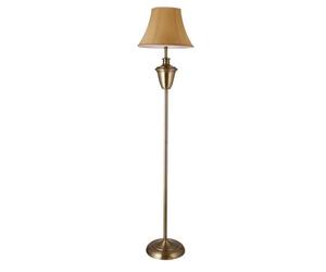Lampadaire laiton160x35cm [beige-marron] lampe dans rétro-Look