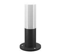 Lampadaire lampadaire borne lumineuse IP54 métal noir E27 H 30cm