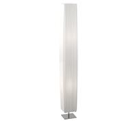 Lampadaire Lampadaire Lampadaire Lampadaire, métal chromé textile, 2x E27, L x l x H 14 x 14 x 19 cm