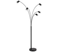 Lampadaire lampadaire lampe de salon lampe d'appoint mobile à 5 lampes H 204 cm