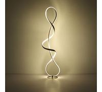 Lampadaire lampadaire lampe design LED lampe de salon en cristal argent H 135 cm
