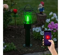Lampadaire Lampe à Pied Smart LED Inox Alexa Google Tdc Rvb ( Rouge,Vert,Bleu )
