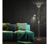 Lampadaire Lampe à Vasque de Salon Éclairage Lecture Dimmable LED H 180 CM