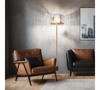 Lampadaire Lampe de Chambre à Coucher Cristal Feu Latéral Fumée LED 150 CM