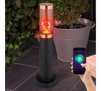 Lampadaire Lampe de Mur Extérieur Pointe Détecteur Mouvement Smart LED Fumée RGB