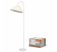 Lampadaire Lampe de Salon Decor Lotus Leaf Étage 153cm Blanc 1 X E27 Carton-Pâte