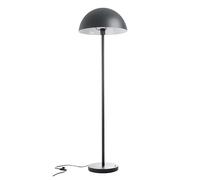 Lampadaire lampe de salon gris foncé lampadaire sur pied moderne, aluminium, télécommande dimmable, LED RGB 8,5W 806Lm blanc chaud, DxH 45x145 cm