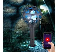 Lampadaire Lampe D'Extérieur Jardin RGB LED Smart Dimmable Aluminium Grise H