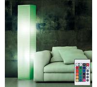Lampadaire Lampe Dimmable Télécommande RGB LED Lampe En Papier Plafonnier Blanc