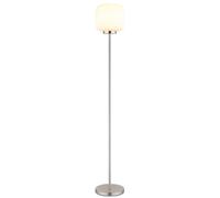 Lampadaire lampe sur pied lampe de salon métal verre interrupteur à pied H 157 cm