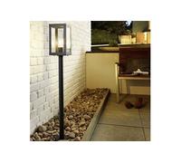 Lampadaire lanterne extérieur Alamonte 1 H101,5 cm IP44 - Noir