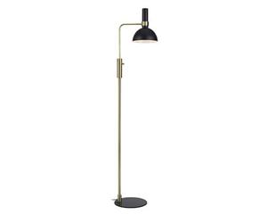 Lampadaire Led, 1xE27, max. 60W, IP20, noir et laiton brossé - Markslöjd - Larry