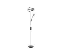 Lampadaire LED 20W réglages variables noir
