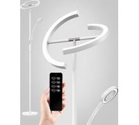 lampadaire LED 27W Lampadaire tactile Liseuse à intensité variable Plafonnier avec télécommande ,Moderne Lampadaire 1600LM
