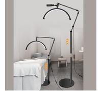 Lampadaire LED 3000K-6000K lampe Demi-Lune Lampe de Beauté pour Les Tatoueurs, Maquilleurs, Studios De Beauté, Soins De La Peau