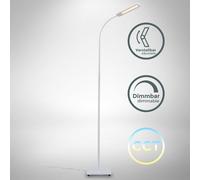 Lampadaire LED 8W réglable tête flexible touch CCT moderne chambre bureau salon