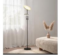 Lampadaire LED articulé en métal variation continue 2700K-6500K télécommande idéal salon lecture