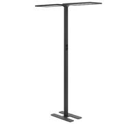Lampadaire LED avec Détecteur de Mouvement en Métal Noir Sculptor [EEK: E]
