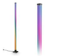 Lampadaire LED avec télécommande, intensité lumineuse variable, capteur de musique, gaming, lampadaire sur pied salon, lampe sur p