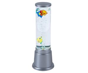 Lampadaire LED colonne d'eau lampe de table salon décoration colonne changeur de couleur H 36 cm, plastique, DxH 12,5x36 cm