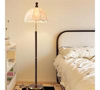 Lampadaire LED Contemporain Luxe Lampe Sur Pied pour Salon Chambre à Coucher Style Rétro Américain Décoratif Maison Hôtel