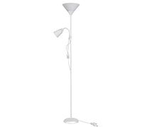 Lampadaire LED de sol 2 lampes E27 bras flexible lecture canapé 230 V