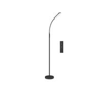 HOMCOM Lampadaire LED 175 cm – Dimmable, télécommande & contrôle tactile – Noir