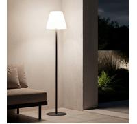 Lampadaire LED Extérieur Solaire Métal Larso 3000K Blanc chaud