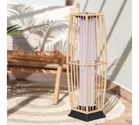 Lampadaire LED Extérieur Solaire Rotin Arley