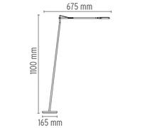 Lampadaire LED Kelvin F Noir
