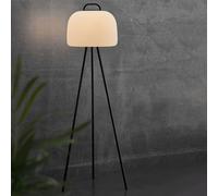 Lampadaire Led Kettle Trépied Métal Abat-Jour 36cm blanc, noir