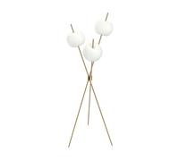 Lampadaire LED Kushi H 140cm frame glossy brass