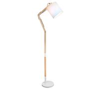 Lampadaire LED Lampe de lecture Métal Blanc Changement de couleur RGB Télécommande, 1x E27 RGB LED blanc chaud variable, hauteur 172 cm