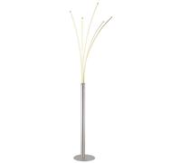 Lampadaire LED lampe de salon variateur tactile chrome H 187 cm