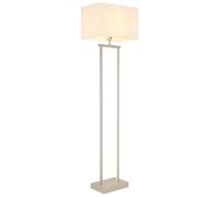 Lampadaire LED, lampe de salon, variateur tactile, métal beige, H 153 cm