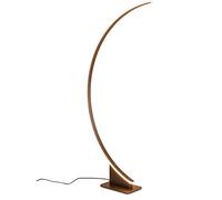 Lampadaire LED, Lampe de Sol pour Salon, Design incurvé en métal Marron, Lampes de Lecture Modernes pour Chambre, Bureau, décoration d'intérieur