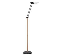 Lampadaire Led Météor noir/hêtre - Aluminor - 36W