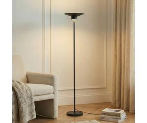 Lampadaire LED Norvind Lindby, noir, Salon / Salle à manger, Métal, Moderne, Lampadaire LED