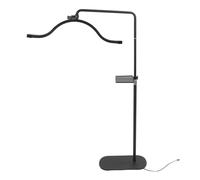Lampadaire LED pour Cils 29 Pouces 45 W, Lampe Demi-Lune 3200 K à 5600 K avec Support de Téléphone pour Extension de Cils pour la beauté, Les Soins de la Peau, Les Sourcils, la