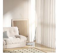 Lampadaire LED salon interrupteur pied variateur intensité luminosité réglable lampe poser chambre argent