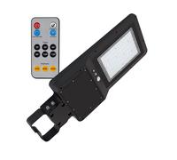 Lampadaire LED Solaire 4800lm 120 lm/W avec Détecteur de Présence et Crépuscula